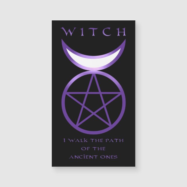 WITCH small magnetic card (Front)