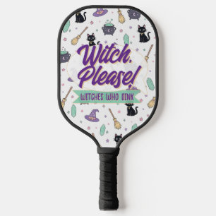 Witch Social Club Halloween Bachelorette Custom Pickleball Paddle