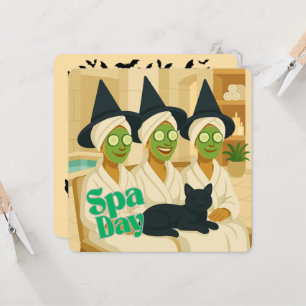 Witch Spa Day Funny Humour  Invitation