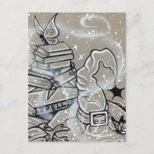 Witch Spells Halloween Postcard