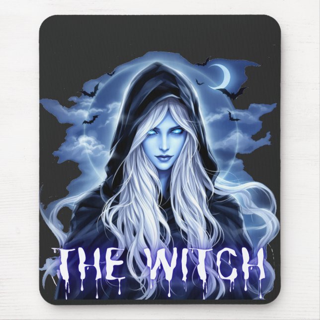 Witch-theme halloween  mouse pad (Front)