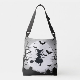 Witch Themed Bag, Gothic Style Halloween Bag