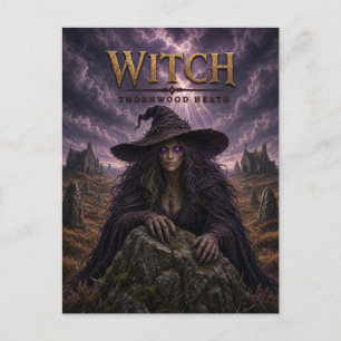 Witch Thornwood Heath Dark Cinema Postcard