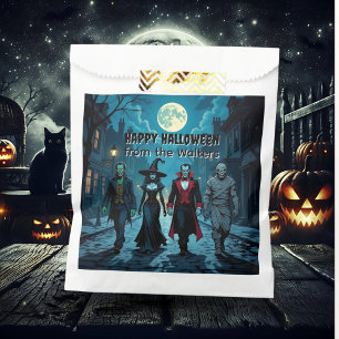 Witch, Vampire, Dracula and Mummy Halloween Party Favour Bag