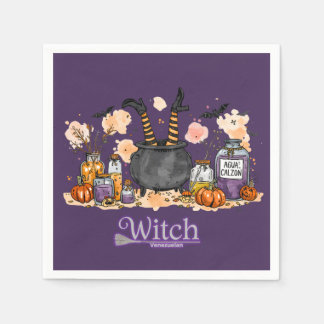 "Witch Venezolana" - Humor and Magia Latina 50 und Napkin