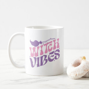Witch Vibes Halloween Magic Broom Coffee Mug