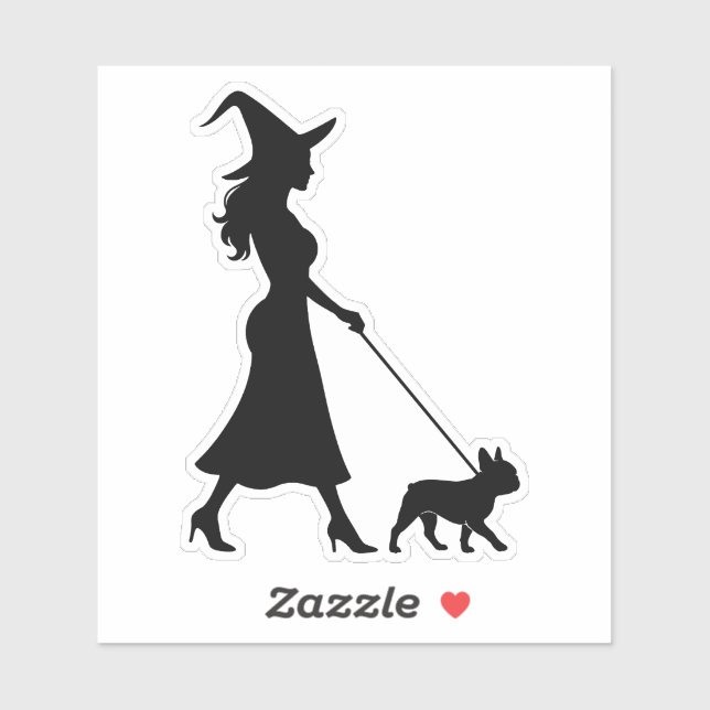 Witch Walking Frenchie (Sheet)