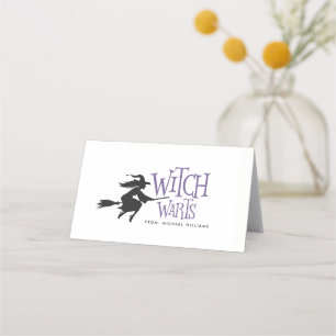 Witch Warts Halloween Candy Bag Topper Place Card