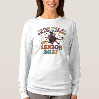 Witch Way to Graduation? Senior 2027. #2 T-Shirt