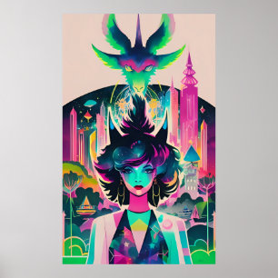 Witch Way to the City Park? Ken Gauge Fantasy Poster