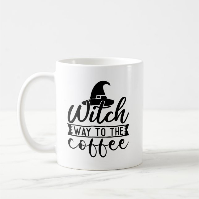 Witch Way To The Coffee Mug (Left)