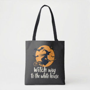 Witch Way to the White House Election Kamala Tote Bag