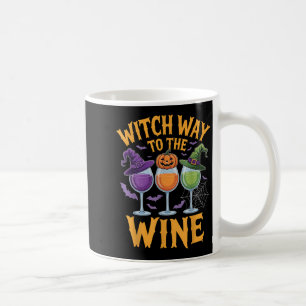Witch Way To The Wine Coven Cauldron Halloween Dri Coffee Mug