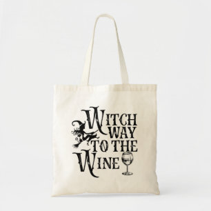 Witch Way to the Wine Tote Bag