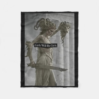 Witch Witches Halloween Girl Will Be Girls Spooky  Fleece Blanket