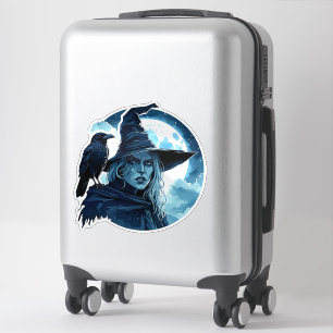 Witch with a Raven - Halloween Fan Fun 2