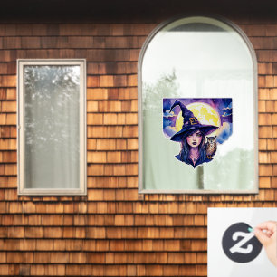 Witch with an Owl - Halloween Fan Fun 1