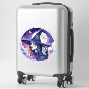 Witch with an Owl - Halloween Fan Fun 2