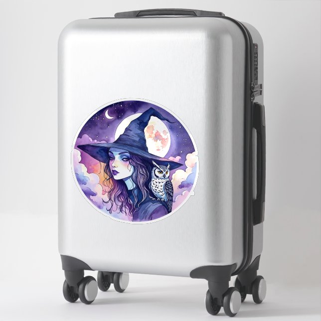 Witch with an Owl - Halloween Fan Fun 2 (Suitcase)