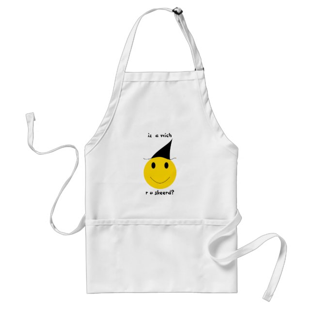 witch with LOLspeak Standard Apron (Front)