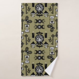 Witchcore Aesthetic Decor Bath Towel