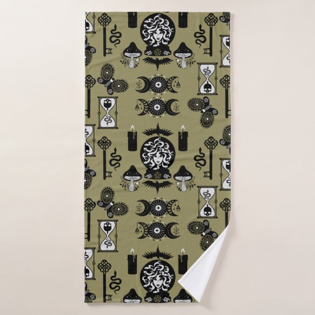 Witchcore Aesthetic Decor Bath Towel (Bath Towel)