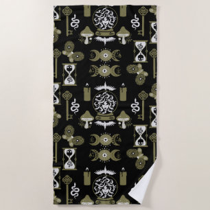 Witchcore Aesthetic Decor Beach Towel