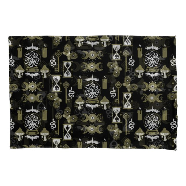 Witchcore Aesthetic Decor Pillowcase (Front-Left)