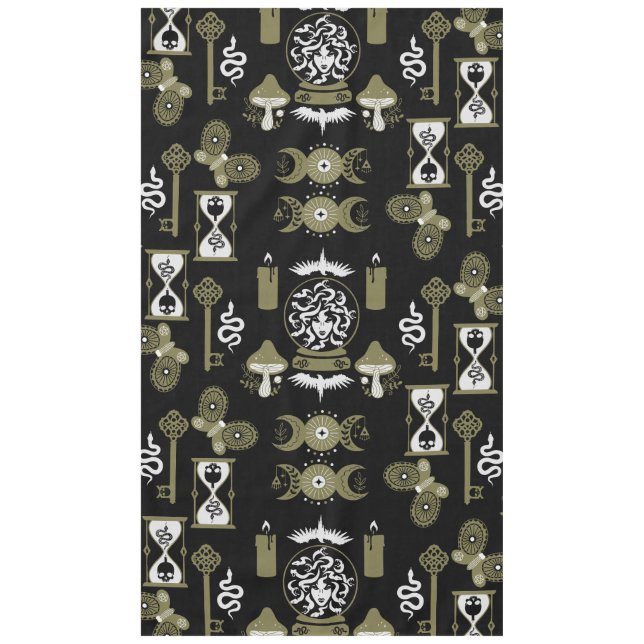 Witchcore Aesthetic Decor Tablecloth (Front)