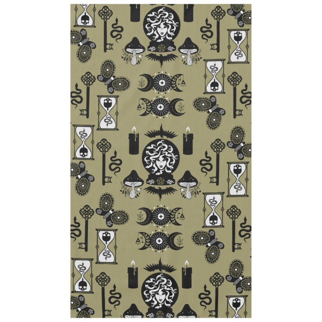 Witchcore Aesthetic Decor Tablecloth (Front)