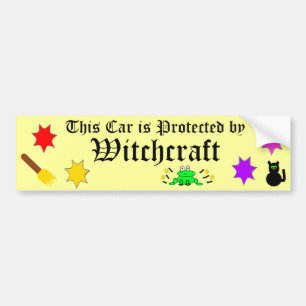 witchcraft bumper sticker