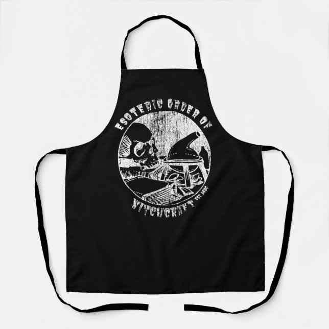 Witchcraft Magic Order Occult Witch Alchemist Apron (Front)