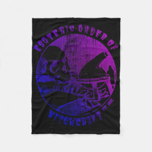 Witchcraft Magic Order Occult Witch Alchemist Fleece Blanket
