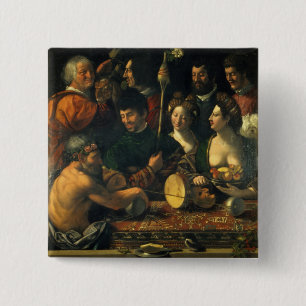 Witchcraft or Allegory of Hercules, c.1535 (oil on 15 Cm Square Badge