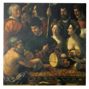 Witchcraft or Allegory of Hercules, c.1535 (oil on Tile