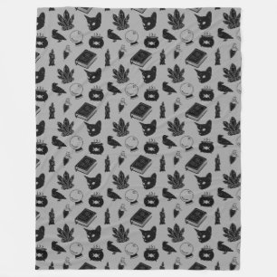 Witchcraft Pattern I Fleece Blanket