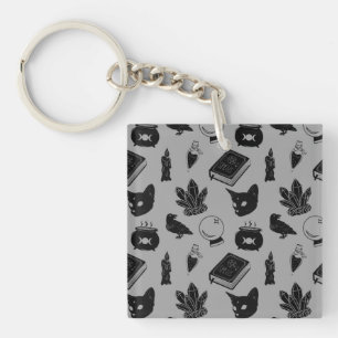 Witchcraft Pattern I Key Ring