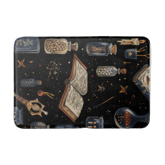 Witchcraft Potion Pattern – Halloween Magic Bath Mat