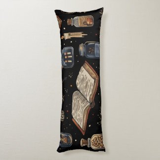 Witchcraft Potion Pattern – Halloween Magic Body Cushion