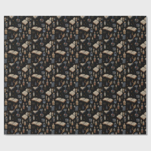 Witchcraft Potion Pattern – Halloween Magic Wrapping Paper