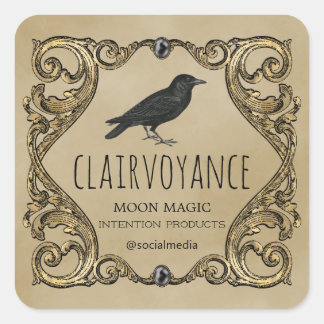 Witchcraft Spell Jar And Candle Labels