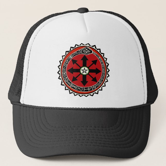 Witchcraft Symbol for Chaos Trucker Hat (Front)