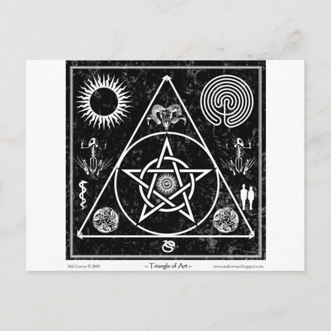 Witchcraft: The Triangle of Art Postcard (Front)