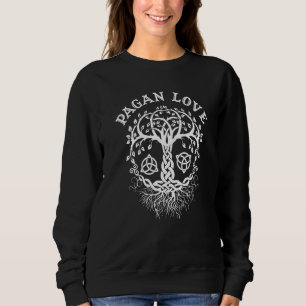 Witchcraft Wiccan Pagan Tree Of Life 15 Sweatshirt