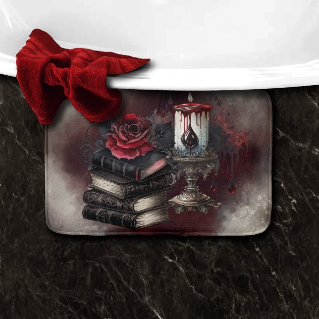 Witchery | Spellbook Tomes and Skull Candle Bath Mat (Creator Uploaded)