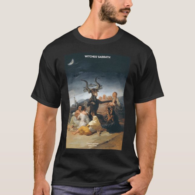 Witches_#39_ Sabbath – Francisco Goya T-Shirt (Front)