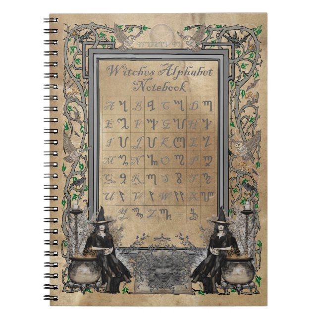 Witches Alphabet Notebook (Front)