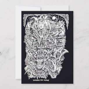 Witches and Devils, by Brian Benson Flat Card