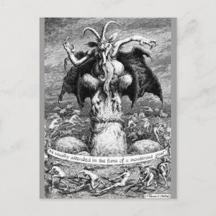 Witches and the Devil Postcard