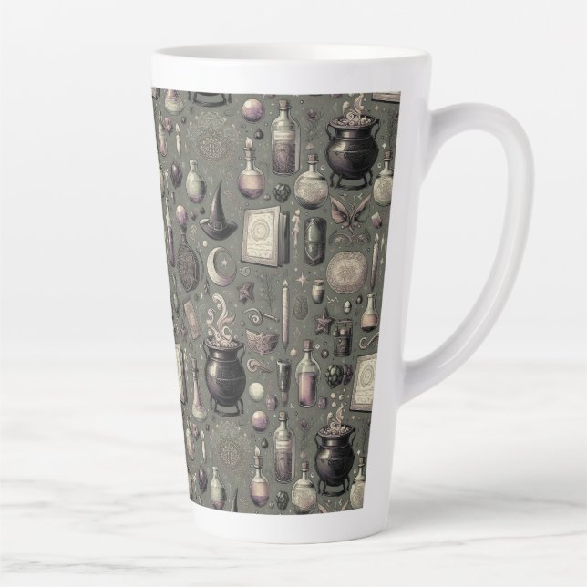 Witches Apothecary  Latte Mug (Right)